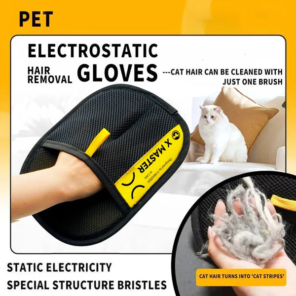 FurFree Pet Grooming Gloves Pro